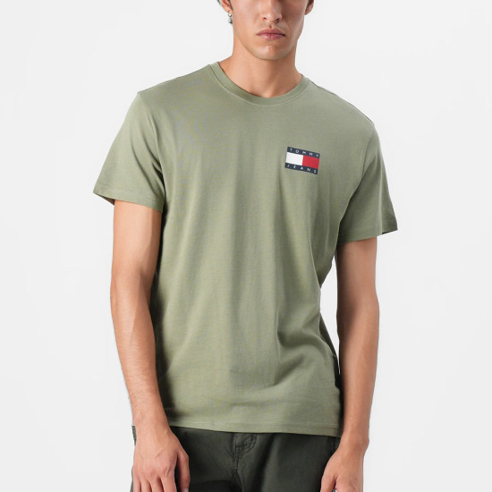Tommy Hilfiger Ανδρική κοντομάνικη μπλούζα Slim Essential Flag Tee